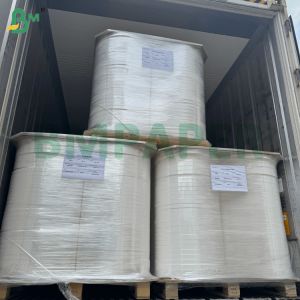 China 26g 28g Food Grade White Chopstick Wrapping Paper 22mm-1090mm Rolls on sale