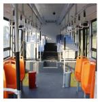 Public Transport City LiFePo4 Battery Electric Buses 2800N.M