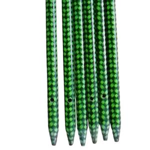 China 7.9mm Pultruded Fiberglass With Pointed Inlay Carbon Fiber Rods factory