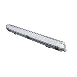 China Stable Suspended T5 LED Tube Light , Moistureproof Double Fluorescent Light factory