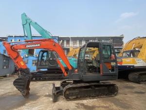 China 6 Ton DX60 0.2m3 Second Hand Hydraulic Crawler Excavator With Doosan Bucket factory