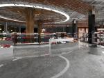 Antibacterial Modern Gray Marble Look 1200x1200x9mm Indoor Floor Glazed Polished