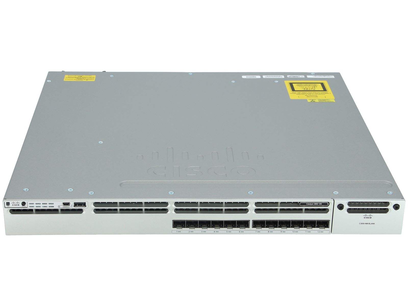 WS-C3850-12S-S CATA LYST 3850 Layer 3 12 PORT GE SFP IP SWITCH Customizable and Perfect for Desktop Desktop Customizable