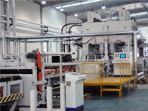 China Efficient Short Cycle Lamination Laminating Hot Press Line factory