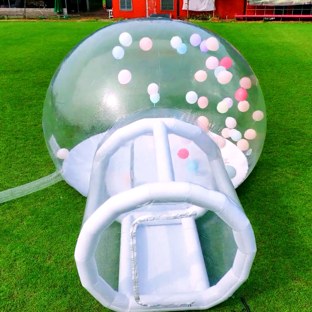 Commercial Grade Inflatable Bubble House with Castle Design and Repair Kit Accessory