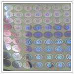 Custom printed round hologram sticker label, anti tamper security waterproof