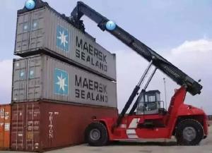 China 5 Layers Container Luffing Mobile Crane Reach Industrial Telescopic Handler factory