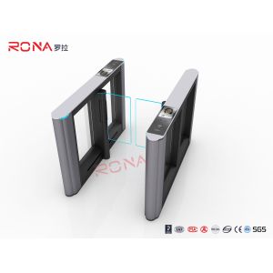 Stainless Steel Bi - Directional Turnstile Security Gates With Fingerprint