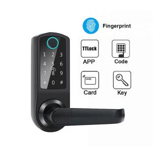 China Home 30mm Electronic Keyless Door Locks 4xAA Electronic Security Door Locks factory