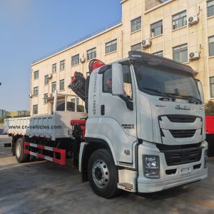 ISUZU Giga Sany Palfinger Folding Manufacturer Hydraulic Truck Mounted Cranes