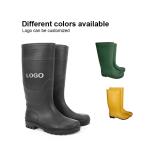 CE EN 20347 RB108 Green PVC Portable Knee Boot Safety Rain Boots without Steel