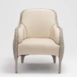 Outdoor Furniture Garden Dining Set Covered Rattan Chairs with Imported PU and 5