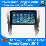 Ouchuangbo Toyota Camry 2015 car DVD gps radio android 4.2 support 1024*600