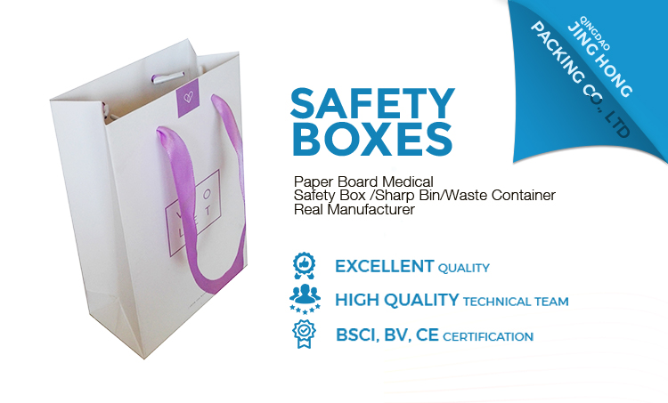 Customized Colorful Paper Bags With Handles Fashion Style For Gift Packing