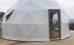 Outdoor Hotel Camping PVC 10m Geodesic Dome Tent With Door Dome Camping Tent
