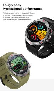 China 1.43inch HK87 Smart Watch 410mAh Battery AMOLED NFC ECG Monitor factory