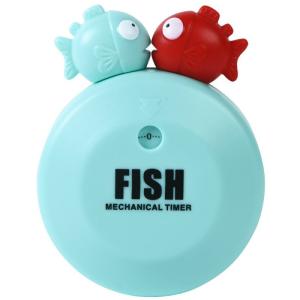 China Fish Magic ABS Material Kitchen Mechanical Timer Without Battery factory
