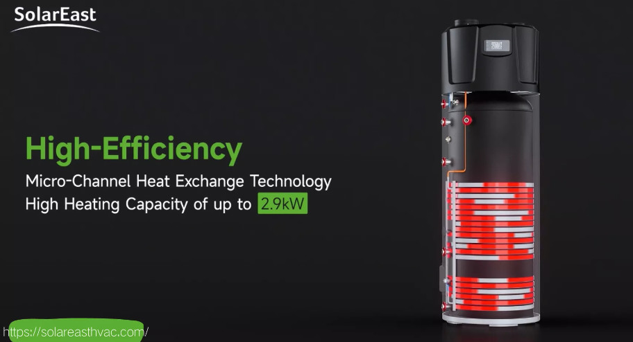 300L R290 High-performance Heat Pump Water Heater With Smart Temperature Control Enhancing Home Energy Efficiency