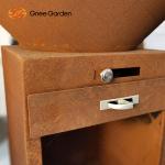 Outdoor Corten Steel Garden Fire Pit BBQ Cooking Plate Outdoor Cooking Grills