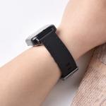 Fashion Black Color TPU Watch Strap 20mm Bands For Smart Watch