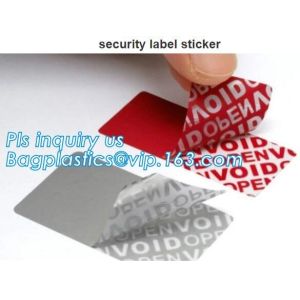 China Warranty VOID If Seal Broken Custom Void Seal Sticker Label,torn invalid security label tamper proof VOID OPEN custom st on sale