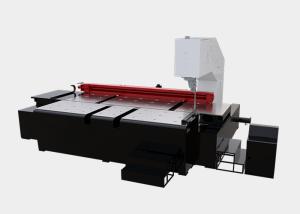 China Vh500 Vertical Saw Machine High Speed Quasi Dry Air Pressure Oil Mist Cooling System factory