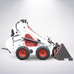 23HP 4WD Compact Skid Steer Unique Four Wheel Loader With 4 In 1 Bucket