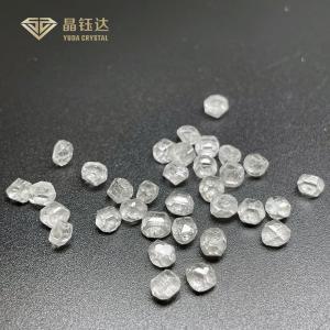 China 3Ct 4Ct HPHT VVS VS Rough Uncut Diamonds Artificially Created Diamonds Yuda Crystal factory