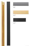 Aluminium Cabinet Handle Matt Ccm Blm Z-black Abg Ab Matt Rose Gold Gold