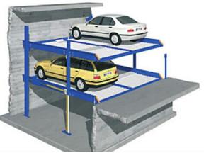 China 16. Pit Design Cantilever Parking Lift QDMY-2-5B， QDMY-4-10， QDMY-6-15 factory