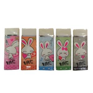 China back to school eraser for students school use in paper wrap packing factory