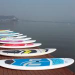 Customized logo rigid plastic serving tubyic alpha aztec chose go plus paddle