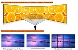 China 46&quot; Bezel Less LCD Video Wall 8Bits 16.7M Color 14.6KG /13.5KG factory