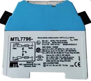 China MTL7796 MTL 24V 0.6W Instruments Intrinsically Safe Zener Barriers factory