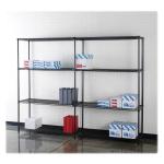 NSF Chrome Plated Wire Shelving , Steel Wire Storage Shelves 24 x 24 Inch