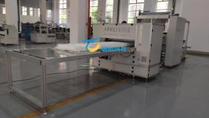 China Fully Automatic Glass Fiber Pleating Machine Pleated Paper Production Line 60Hz factory