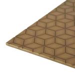 Interior Decoration Embossed Veneer Board Graphic Design for Commercial Office