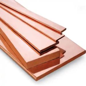 China C1100 C1200 C1220 99.9% Pure Beryllium Copper Flat Square Solid Copper Bus Bar factory