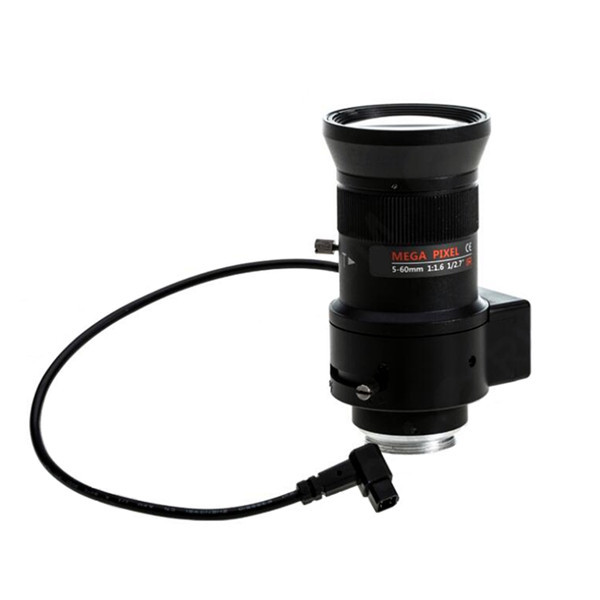 China 1/2.7" 5-60mm F1.6 Megapixel DC Auto IRIS Manual Zoom CS-mount Vari-focal Lens, 12X Zoom Lens factory