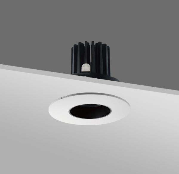 Aluminum LED Recessed Downlight 10W COB LED Pinhole Cutout Dia. 83mm LED