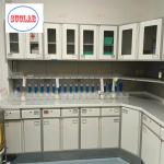 Hospital Furniture Medical Disposal Cupboard Cost with Three Section Slider