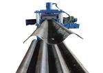 Safety Highway Guardrail Roll Forming Machine 2 - 4 Mm Thick 15 Stations Upper