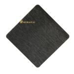 0.65mm Thickness Black Hairline Stainless Steel Sheet 4*8FT