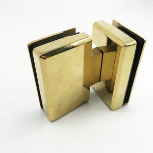 China Acrylic Tray 180 Degree Gold Shower Hinge for Double Side Glass to Glass Benefit factory
