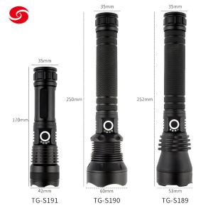 China Tactical High Lumen LED USD Rechargeable Flashlight factory