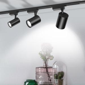 China 2 Phase LED COB Ceiling Mounted Track Lighting Replace Halogen Lamps AC220V factory
