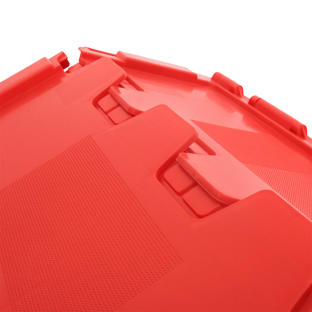 Solid Box Style Plastic Container with Lid Customized Color and Food Grade Material
