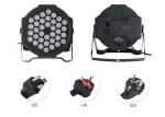 36*1.5w (3-In-One) Tri Color Mini Plastic Flat Pad, Plastic Shell Par led