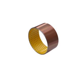 China Steel Back POM Bushing Acetal Resin Composite Plain POM Bearing factory