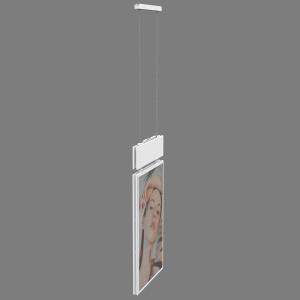China 49 Inch High Brightness Dual Sided Hanging Display: Easy Ceiling Mount Installation factory
